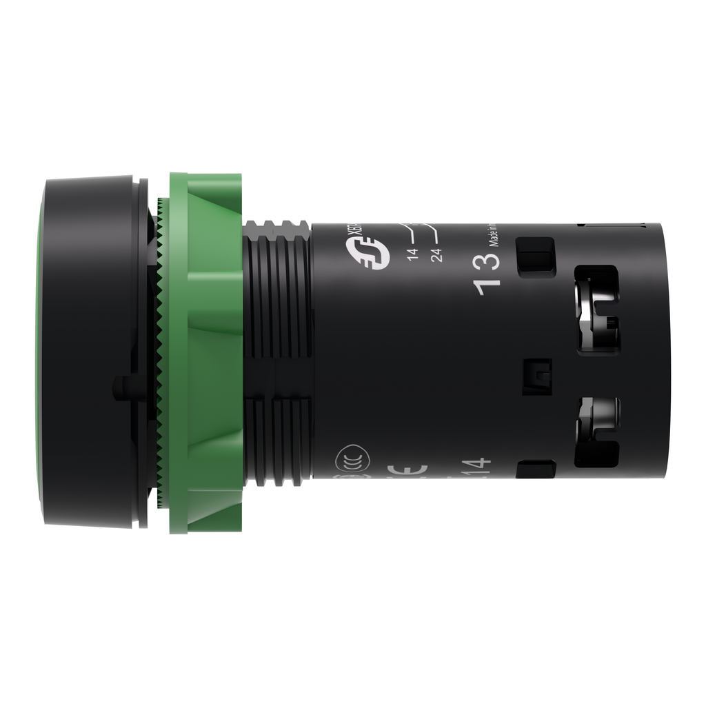 Harmony bouton-poussoir affleurant - Ø22 - vert -2F