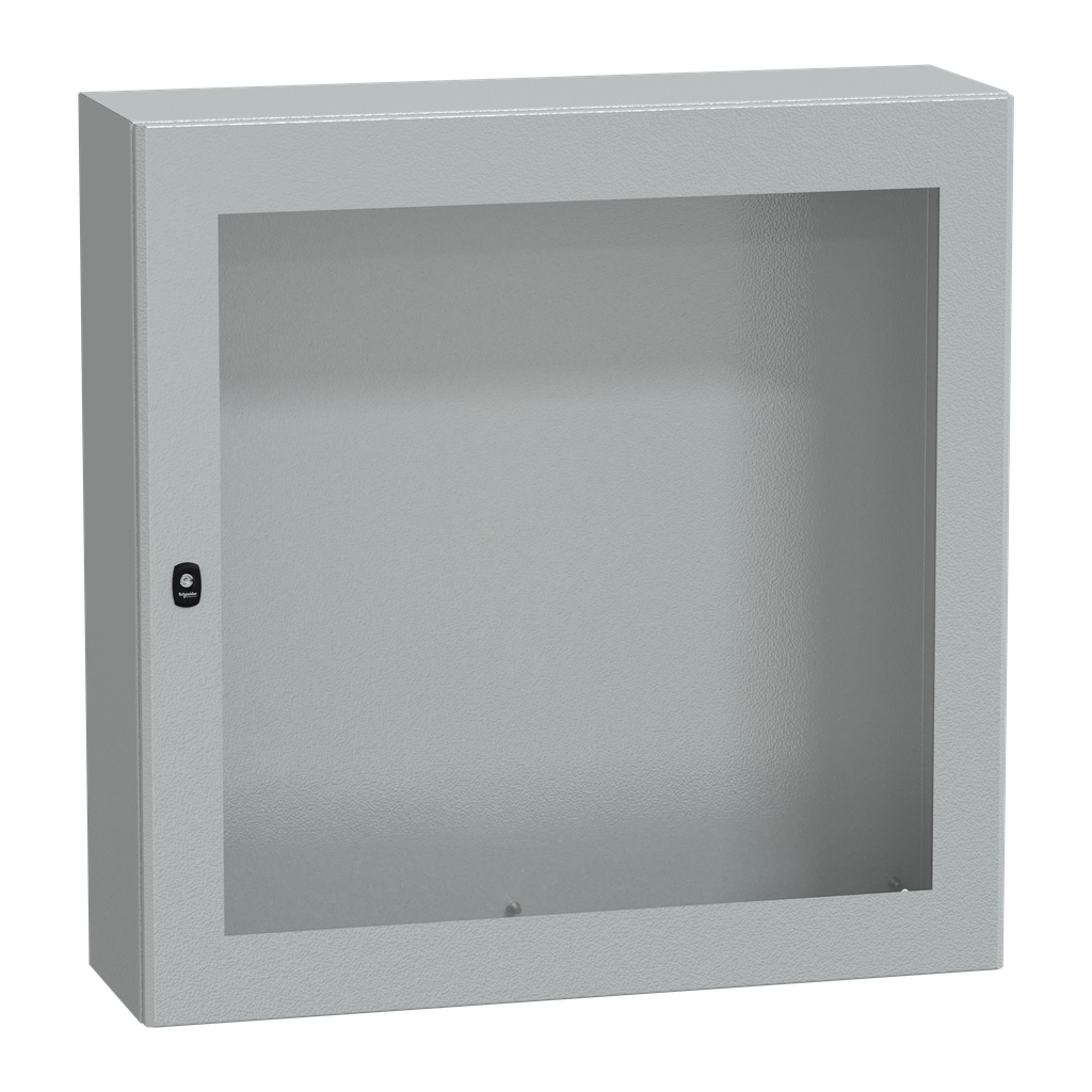 PanelSeT S3D - Enveloppe acier - H1000xL1000xP300 - porte vitrée