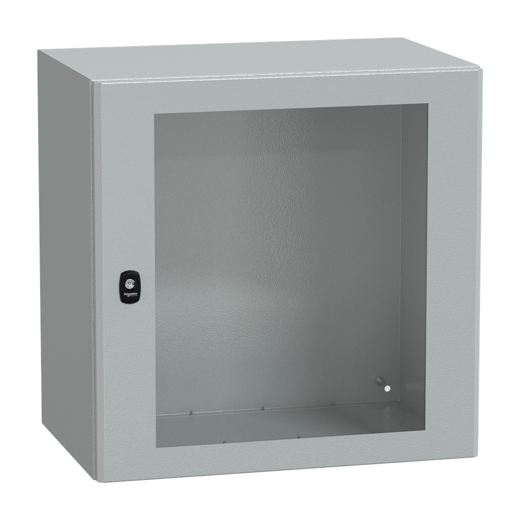 PanelSeT S3D - Enveloppe acier - H600xL600xP400 mm - porte vitrée