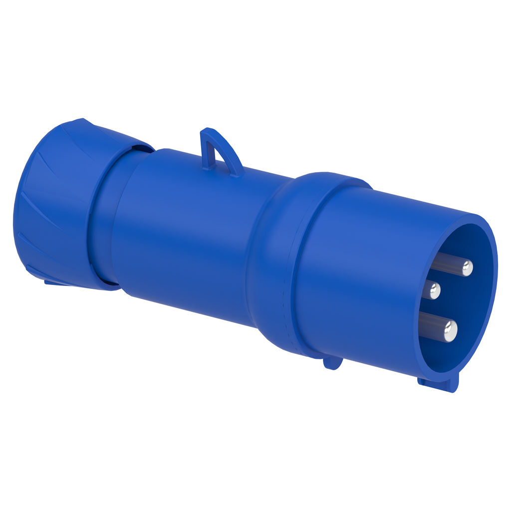 Mureva - fiche mobile industrielle droite - 32 A - 2P+T - 200-250 V CA - IP44