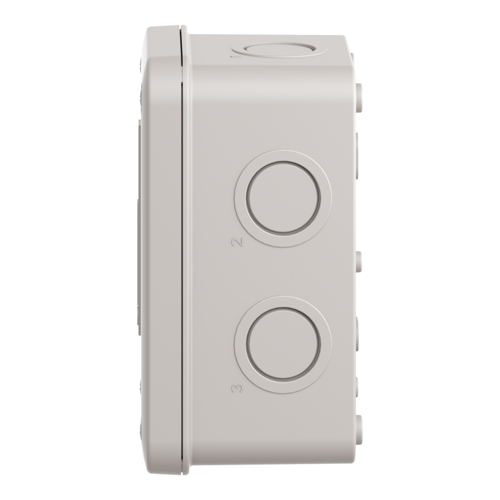 Harmony - boite vide XALE 2 trous - XB7 Ø22mm - IP54 - gris - lot de 5