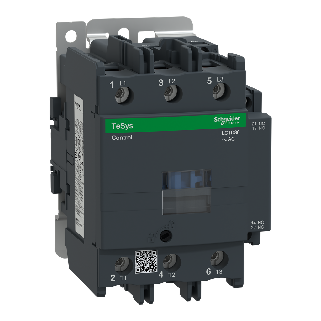 TeSys LC1D - contacteur - 3P - AC-3 440V - 80A - bobine 24Vca