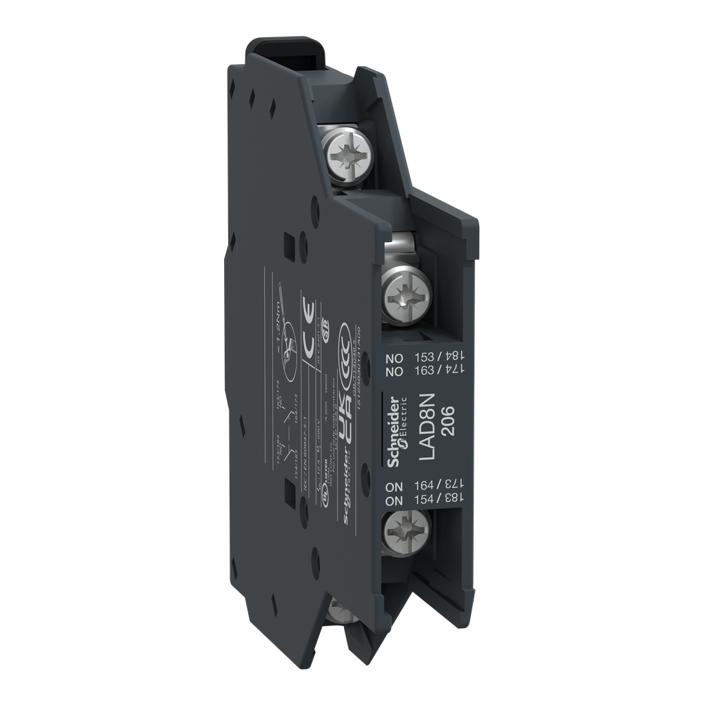 TeSys D - bloc contacts auxiliaires latéraux - 2F+0O - cosses fermées