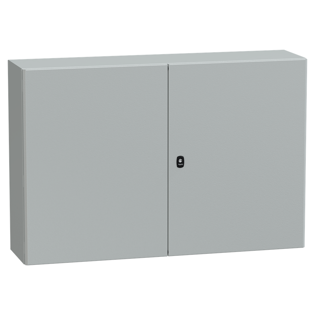 PanelSeT S3D - Enveloppe acier - H800xL1200xP300 - 2 portes pleines