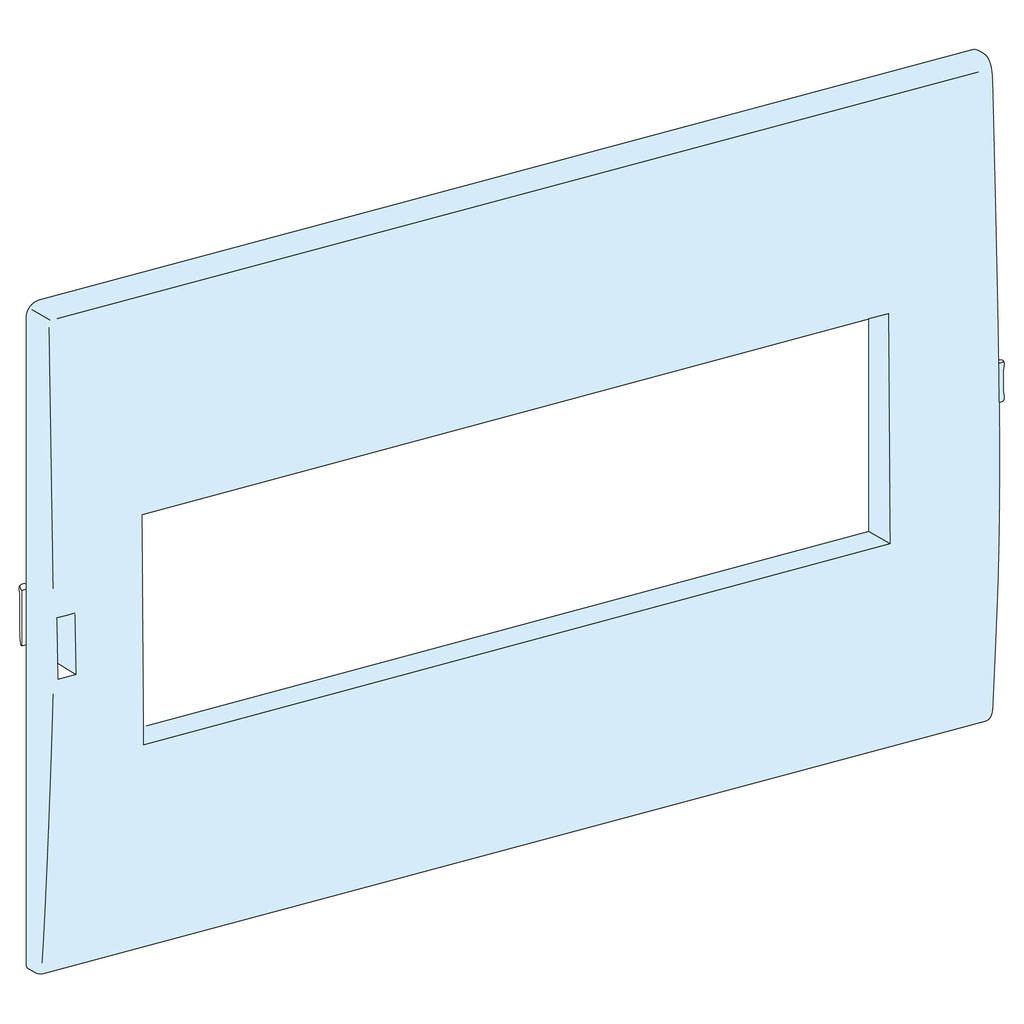 MUREVA - accessoire coffret - plastron pour appareillage modulaire - 18 modules