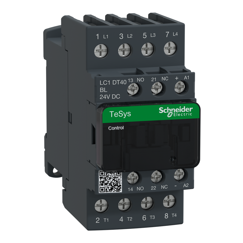 TeSys LC1D - contacteur - 4P - AC-1 440V - 40A - bobine 24Vcc