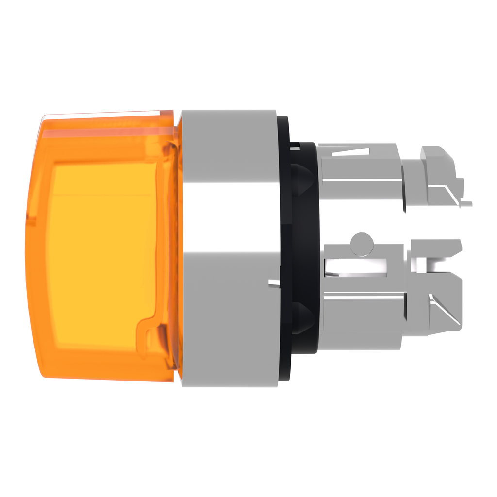 Harmony XB4 - tête bouton à manette lumineux - Ø22 - 3 pos rap C - orange