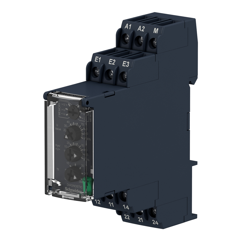 Harmony Control RM22 - relais sur/sous-tension - 15 à 500V - 2OF - 380 à 415Vca