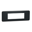 Unica Pro - plaque de finition - Anthracite - 6 modules