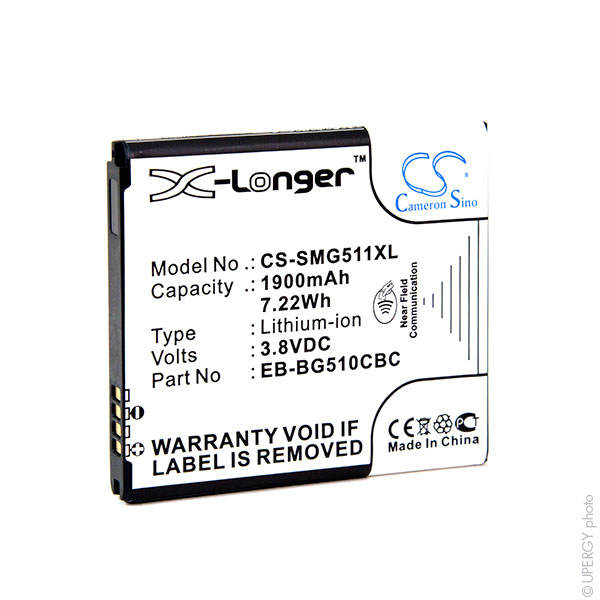 Blister(s) x 1 Batterie téléphone portable pour Samsung 3.8V 1900mAh