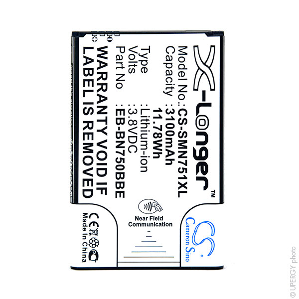 Blister(s) x 1 Batterie téléphone portable pour Samsung 3.8V 3100mAh