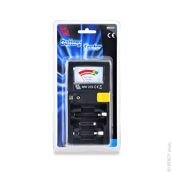 Unité(s) Testeur piles/accus universel AAA, AA, C, D, 9V, BOUTONS