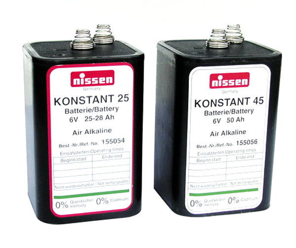 Carton(s) de 12 Pile depolarisation air alcaline Konstant 45 6V 45Ah