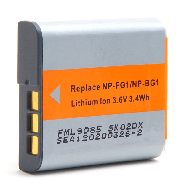 Batterie(s) Batterie appareil photo - caméra compatible Sony 3.6V 950mAh