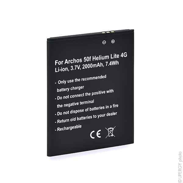 Blister(s) x 1 Batterie téléphone portable pour Archos 50F Helium Lite 3.7V 2000