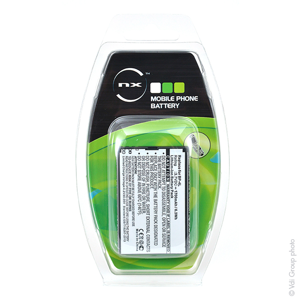 Blister(s) x 1 Batterie téléphone portable pour Nokia 3.7V 1700mAh