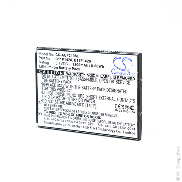 Blister(s) x 1 Batterie téléphone portable pour Asus 3.7V 1800mAh