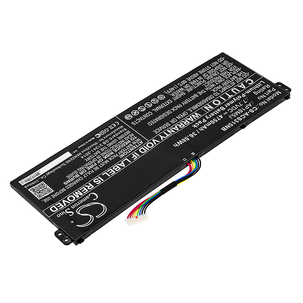 Batterie(s) Batterie ordinateur portable compatible Acer 7.7V 4750mAh