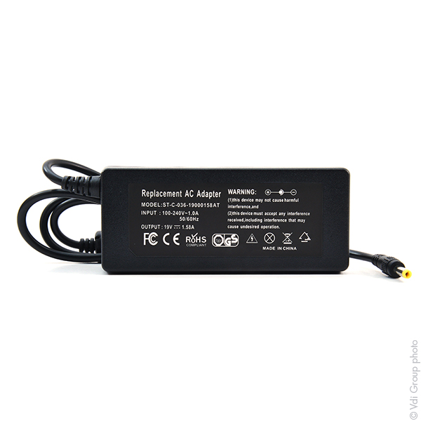 Unité(s) Alimentation compatible ordinateur portable HP 19V 30W