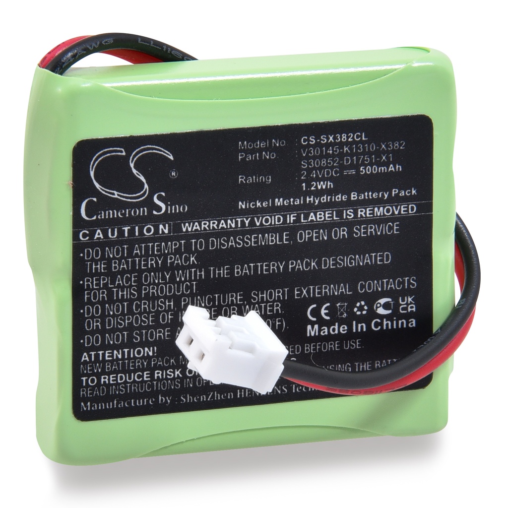 Batterie(s) Batterie téléphone fixe accu prismatique 2.4V 500mAh Conn