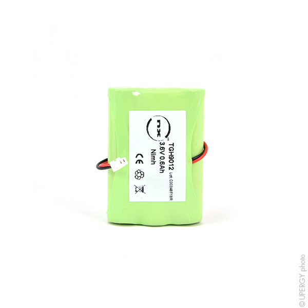 Blister(s) x 1 Batterie téléphone fixe 3*AAA 3.6V 600mAh Conn