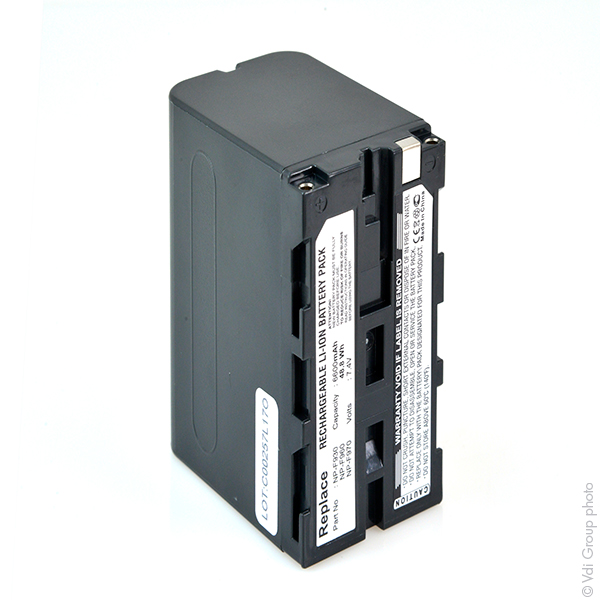 Batterie(s) Batterie appareil photo - caméra 7.4V 6600mAh