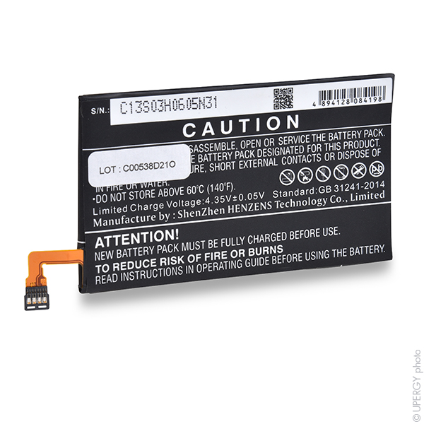 Blister(s) x 1 Batterie téléphone portable pour Motorola 3.8V 1800mAh