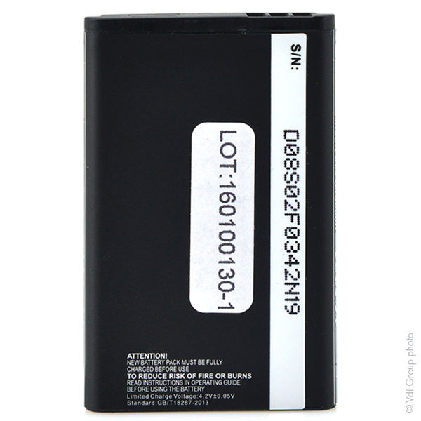 Blister(s) x 1 Batterie téléphone portable pour Doro / Media-Tech 3.7V 1200mAh