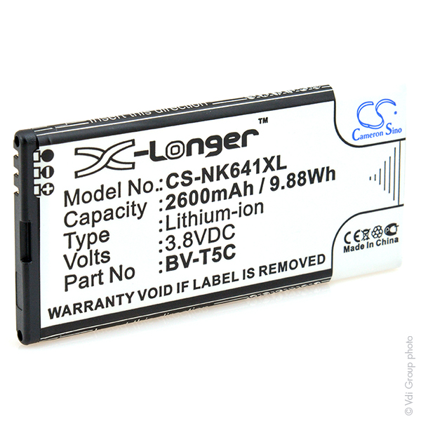 Blister(s) x 1 Batterie téléphone portable pour Microsoft 3.8V 2600mAh