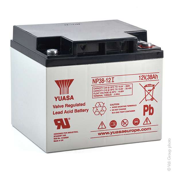 Batterie(s) Batterie plomb AGM YUASA NP38-12I 12V 38Ah M5-F