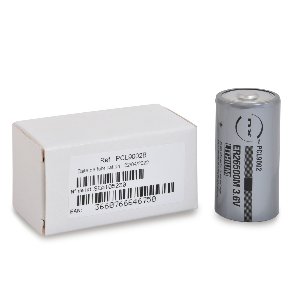 Boîte(s) de 1 Pile lithium ER26500M C 3.6V 6.5Ah