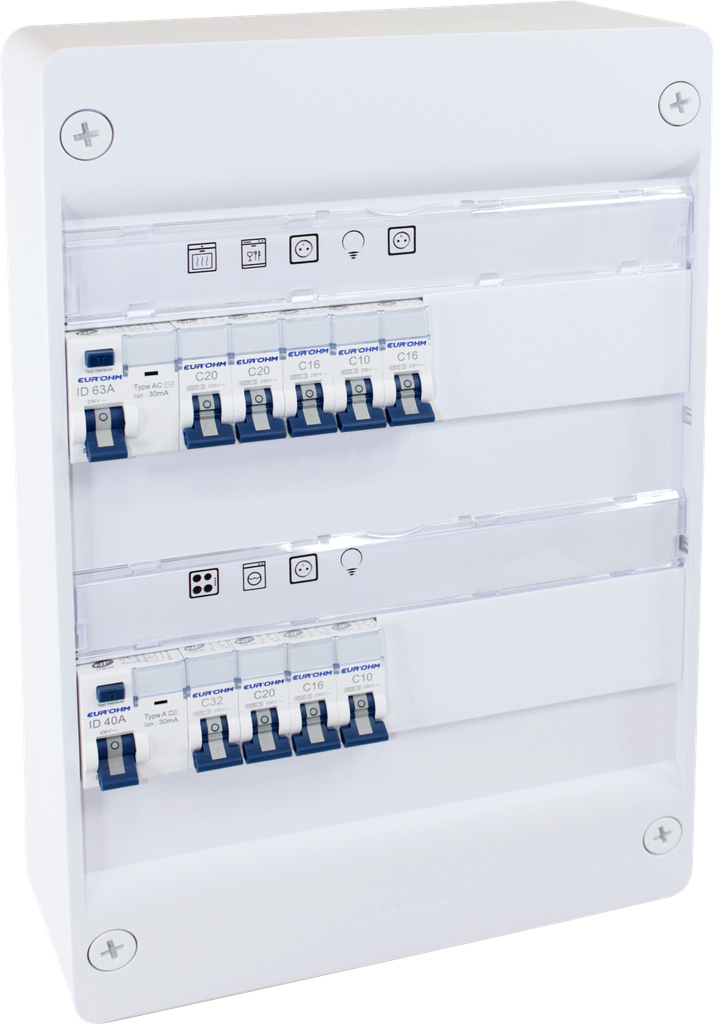 coffret RX 13m 2R monté-cablé TOP CHANTIER pour T1/T2