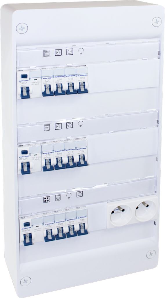 coffret RX 13m 3R monté-cablé evolutif pour T3/T4