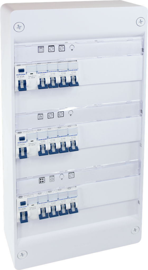 coffret RX 13m 3R monté-cablé TOP CHANTIER pour T3/T4