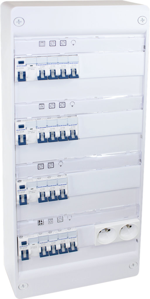 coffret RX 13m 4R monté-cablé evolutif T4/T5