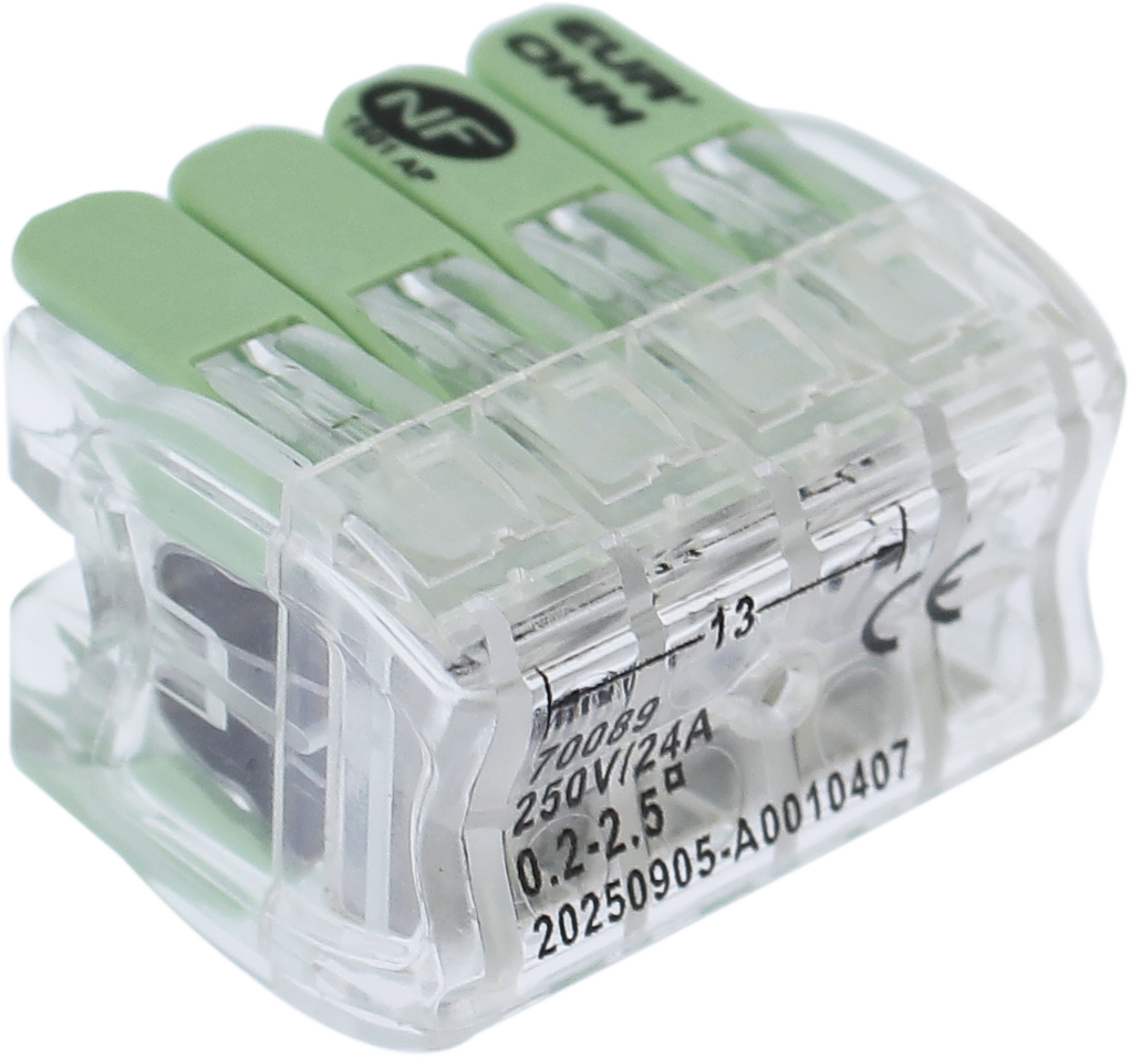 Borne à leviers 8P, 0.2-2.5mm²