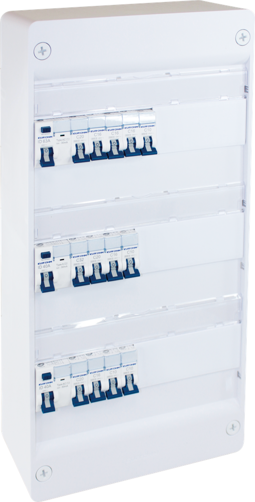 Coffret équipé 3 rangées T4