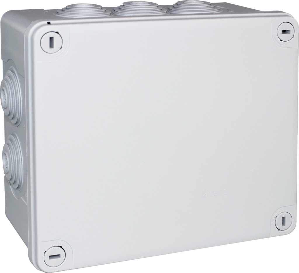 Bte IP55 à vis 1/4 tour 175x150x80 - 960° 10 x Ø16-32
