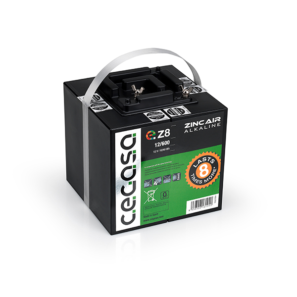 Pile(s) Pile depolarisation air alcaline eZ8 12/600 12V 600Ah