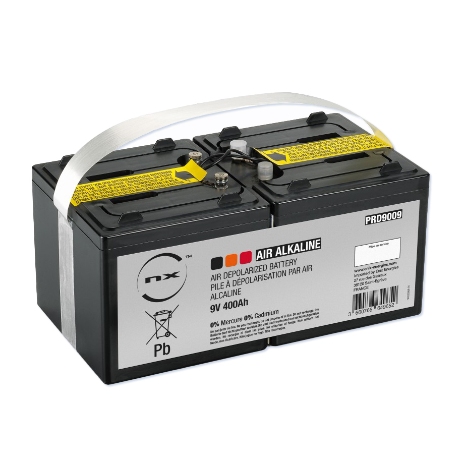 Pile(s) Pile depolarisation air alcaline 9V 360Ah