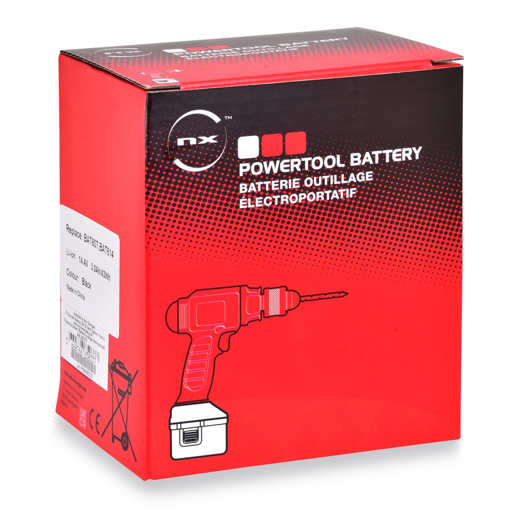 Batterie(s) Batterie outillage électroportatif compatible Bosch 14.4V 3Ah