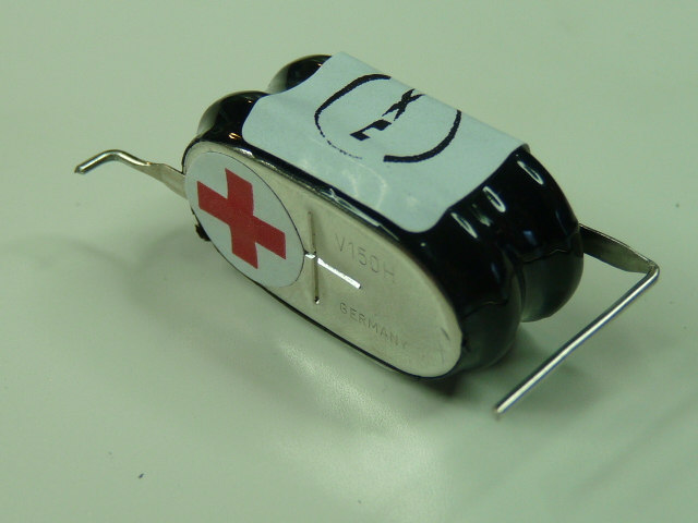 Pack(s) Batterie Nimh 2x V80H 2S1P ST4 2.4V 150mAh P2