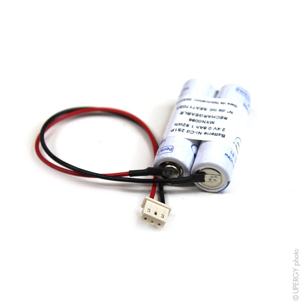 Batterie(s) Batterie eclairage secours 2x AA HT 2S1P ST1 2.4V 800mAh Molex