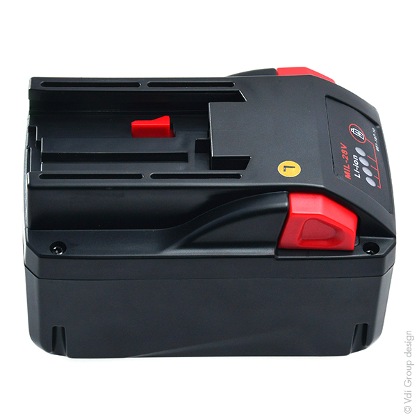 Batterie(s) Batterie outillage électroportatif compatible Milwaukee M28 B5 28V 5