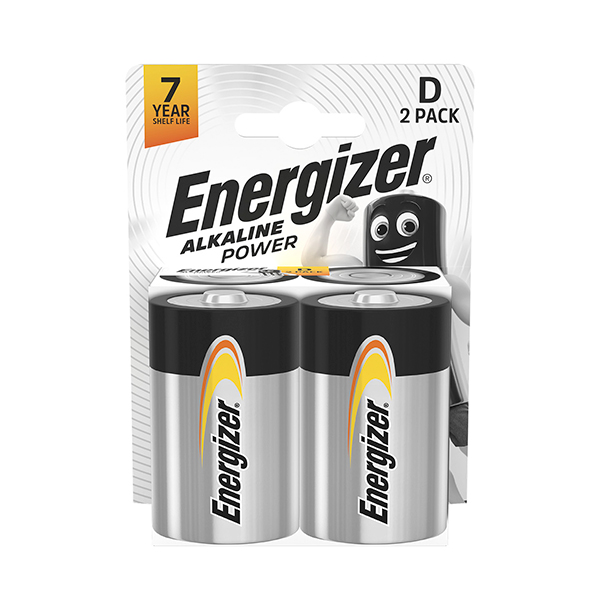 Blister(s) x 2 Pile alcaline blister ENERGIZER E95 LR20 1.5V 18Ah