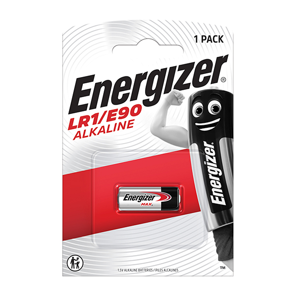 Blister(s) x 1 Pile alcaline blister ENERGIZER E90 LR1 1.5V 900mAh