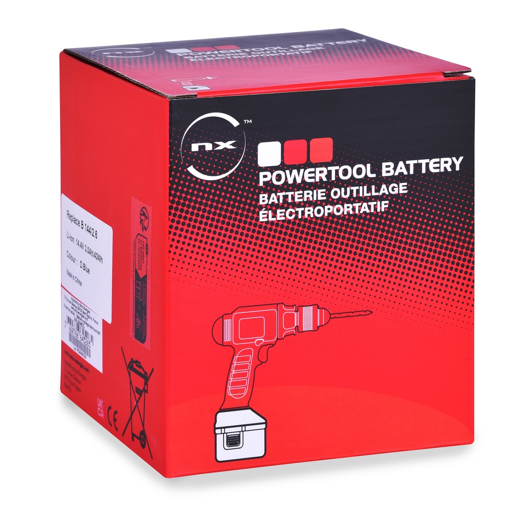 Batterie(s) Batterie outillage électroportatif compatible Hilti 14.4V 3Ah