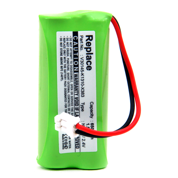 Blister(s) x 1 Batterie téléphone fixe 2*AAA 2.4V 650mAh Conn