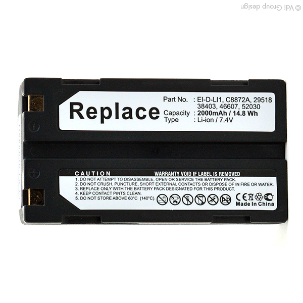 Blister(s) x 1 Batterie GPS 7.4V 2000mAh