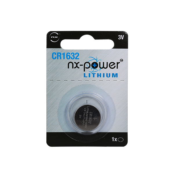 Blister(s) x 1 Pile bouton lithium blister CR1632 3V 130mAh